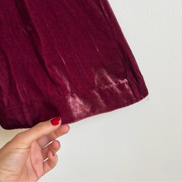 Hill House Akilah Nap Dress in Burgundy Velvet - Picture 15 of 16